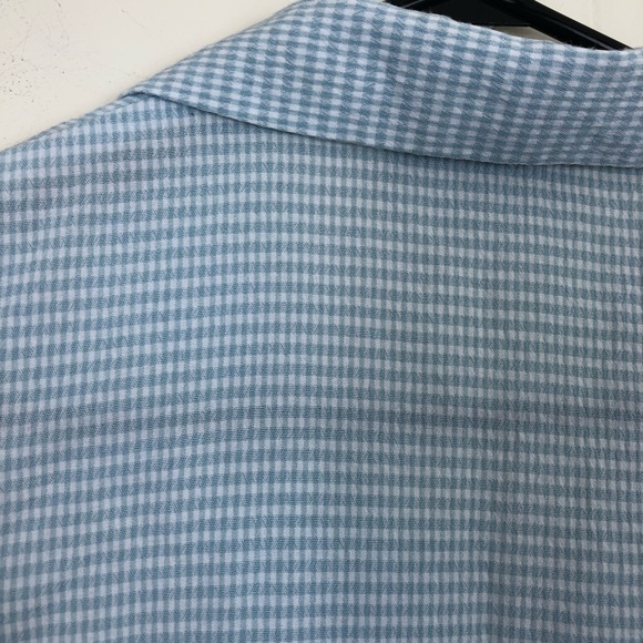 Vintage Gingham Sleeveless Button Down  Sz S - Picture 5 of 6